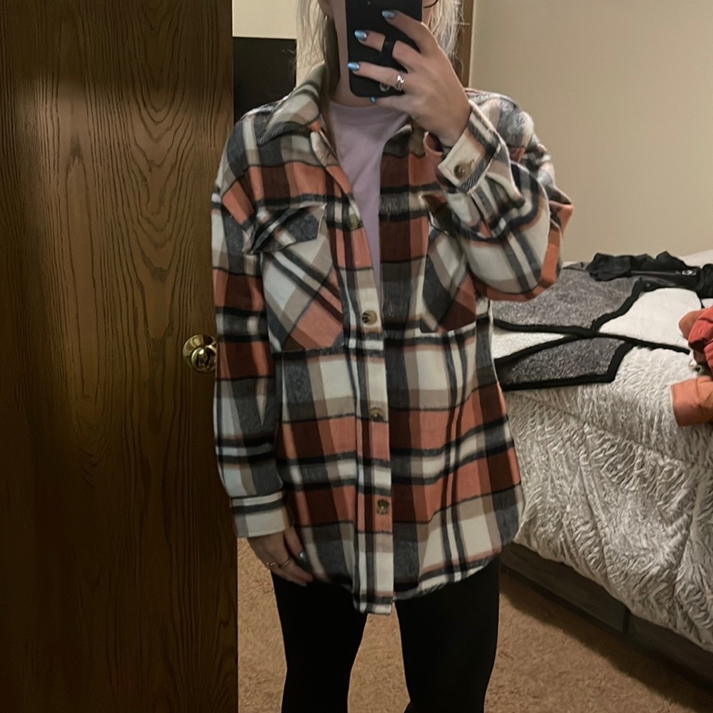 Oversized shacket!